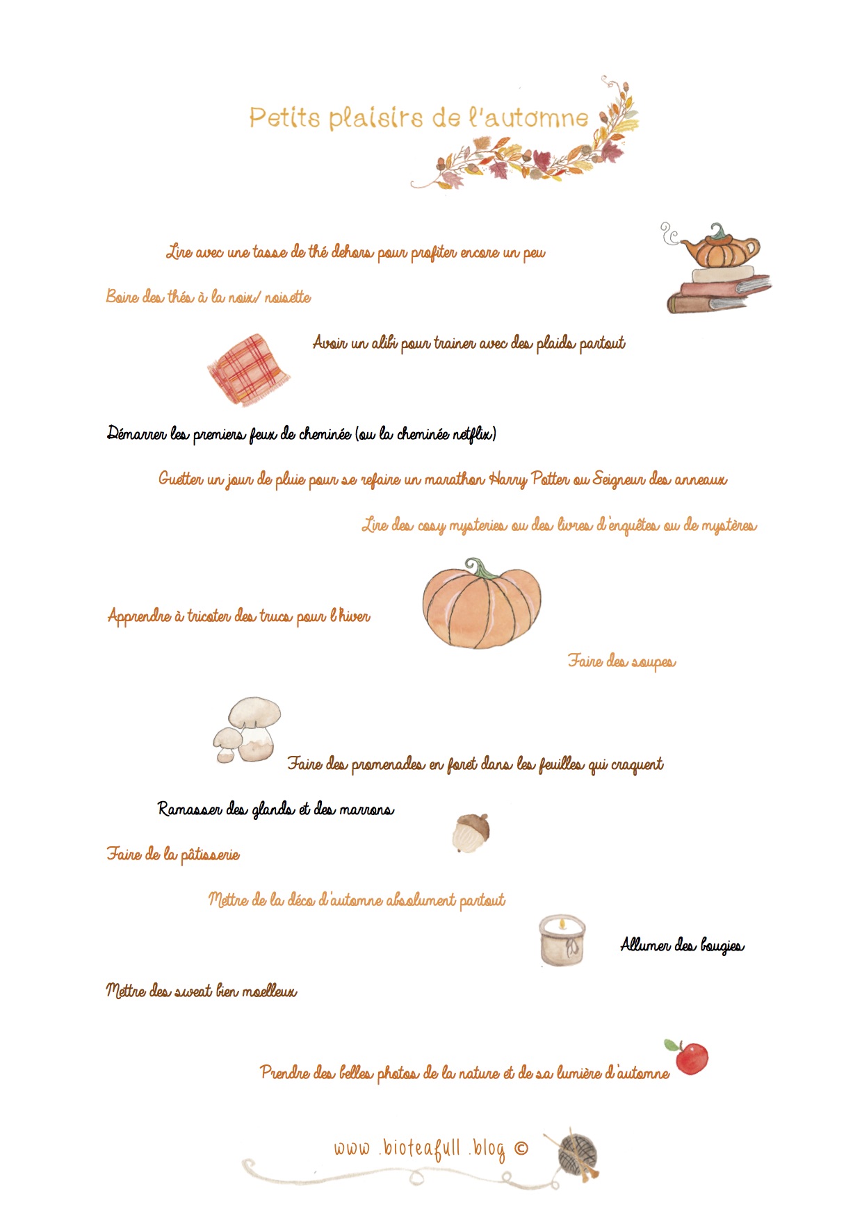 bucket list automne blog - copie